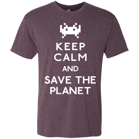T-Shirts Vintage Purple / Small Save the planet Men's Triblend T-Shirt