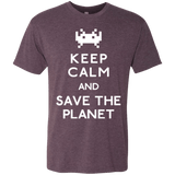 T-Shirts Vintage Purple / Small Save the planet Men's Triblend T-Shirt