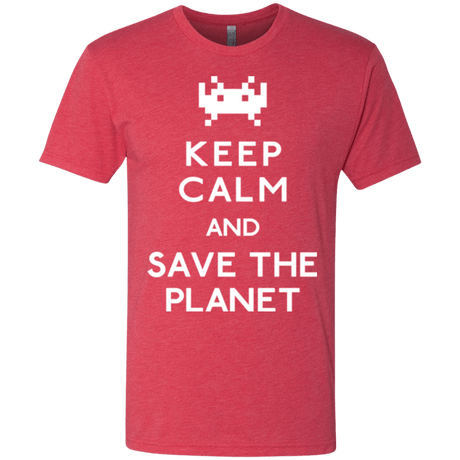 T-Shirts Vintage Red / Small Save the planet Men's Triblend T-Shirt