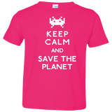 T-Shirts Hot Pink / 2T Save the planet Toddler Premium T-Shirt