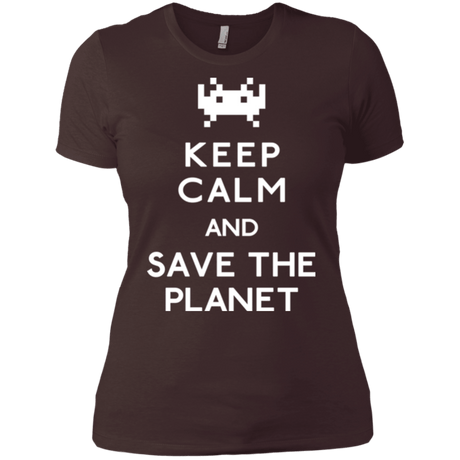T-Shirts Dark Chocolate / X-Small Save the planet Women's Premium T-Shirt