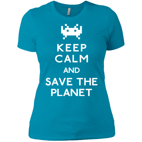 T-Shirts Turquoise / X-Small Save the planet Women's Premium T-Shirt