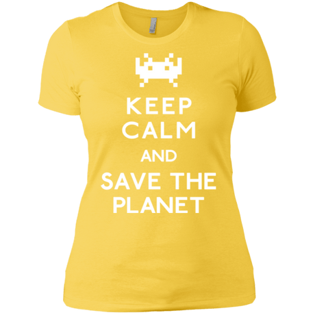 T-Shirts Vibrant Yellow / X-Small Save the planet Women's Premium T-Shirt
