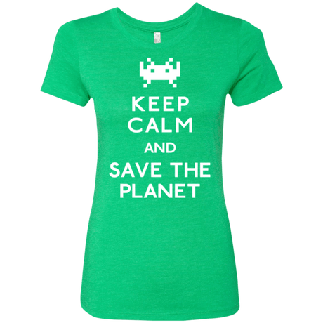 T-Shirts Envy / Small Save the planet Women's Triblend T-Shirt