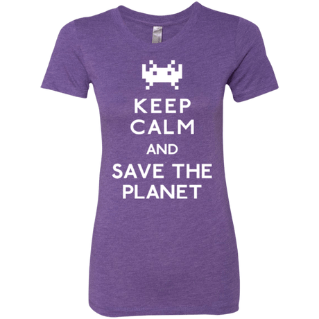 T-Shirts Purple Rush / Small Save the planet Women's Triblend T-Shirt