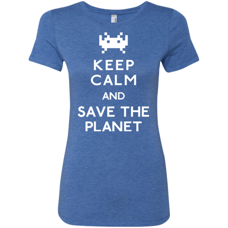 T-Shirts Vintage Royal / Small Save the planet Women's Triblend T-Shirt