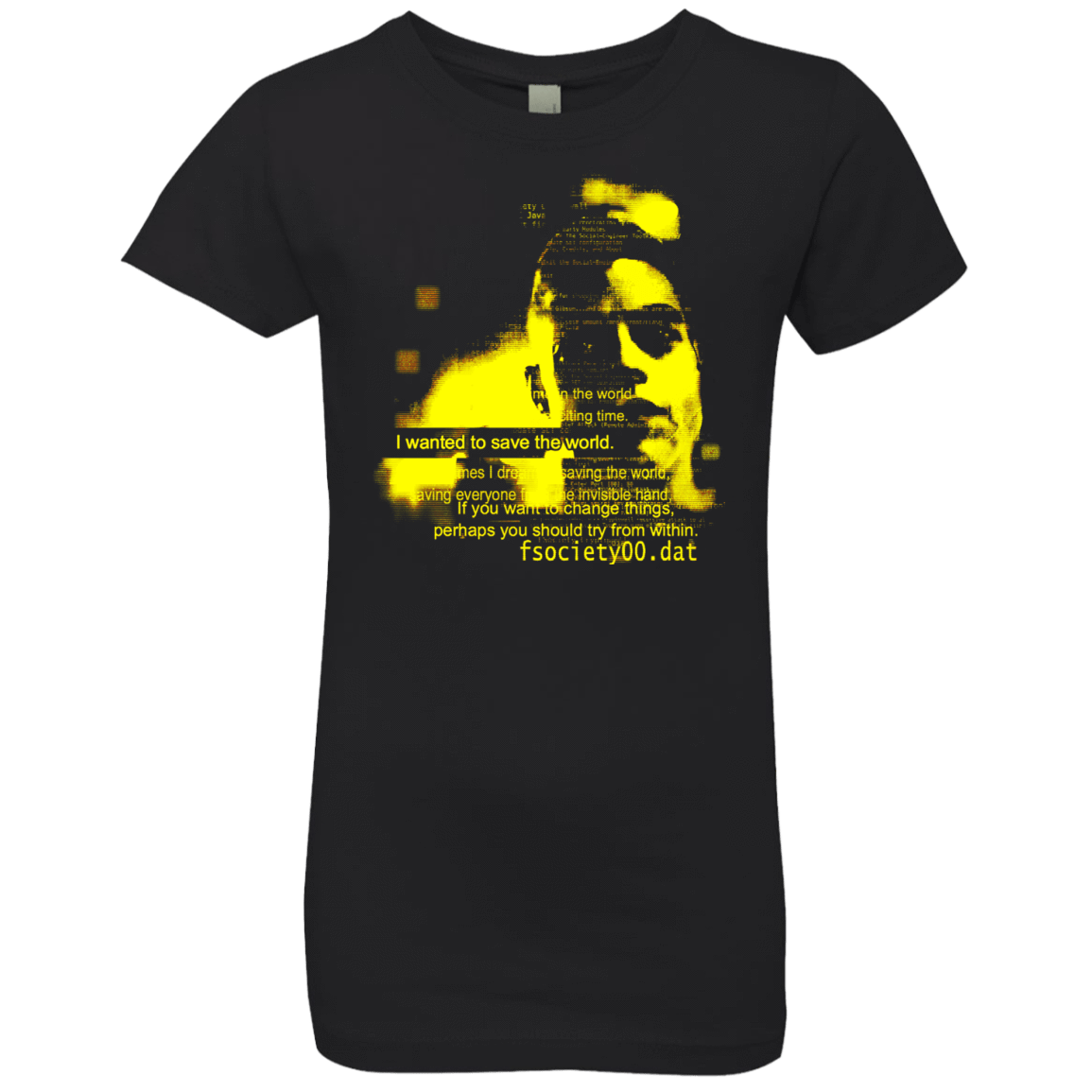 T-Shirts Black / YXS Save the World Girls Premium T-Shirt