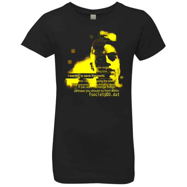 T-Shirts Black / YXS Save the World Girls Premium T-Shirt