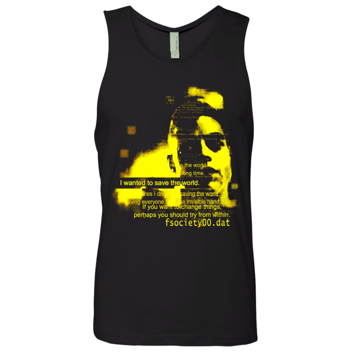 T-Shirts Black / S Save the World Men's Premium Tank Top