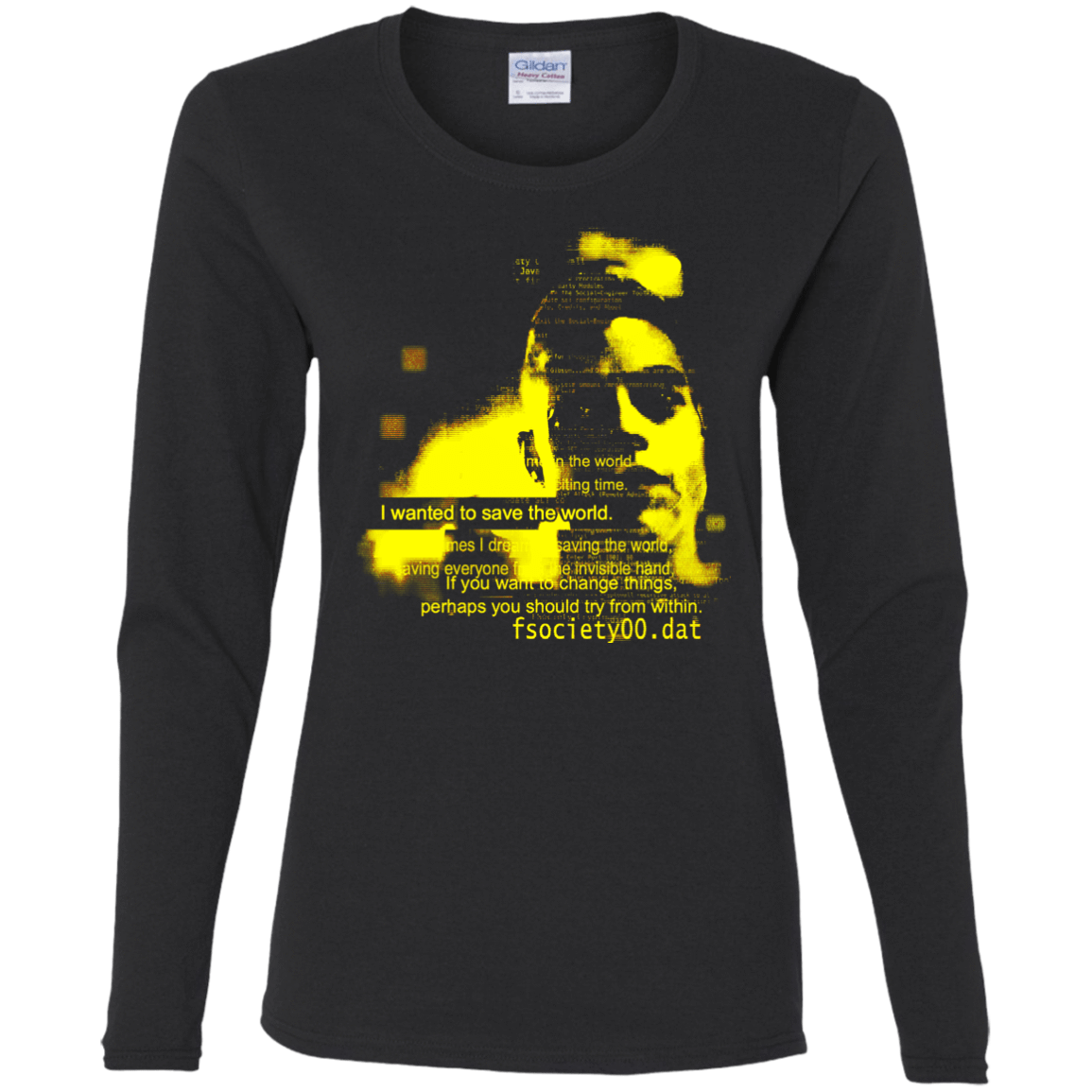 T-Shirts Black / S Save the World Women's Long Sleeve T-Shirt