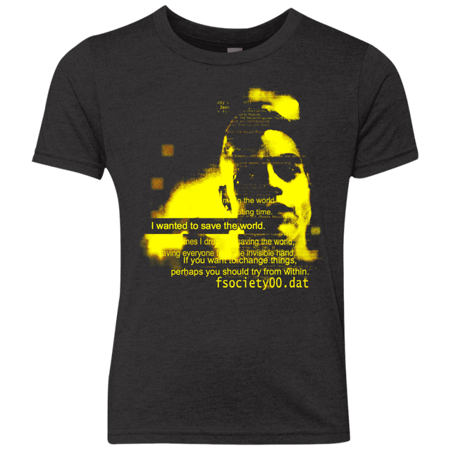 T-Shirts Vintage Black / YXS Save the World Youth Triblend T-Shirt