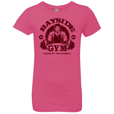 T-Shirts Hot Pink / YXS SAVED BY THE BARBELL Girls Premium T-Shirt