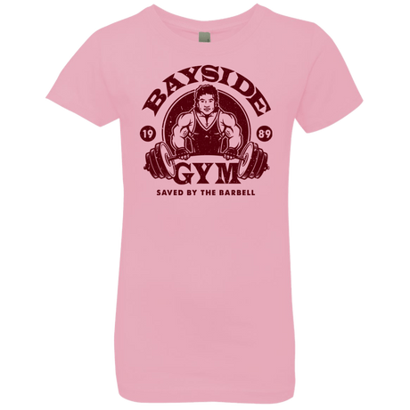 T-Shirts Light Pink / YXS SAVED BY THE BARBELL Girls Premium T-Shirt