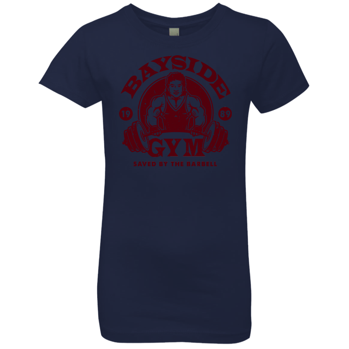T-Shirts Midnight Navy / YXS SAVED BY THE BARBELL Girls Premium T-Shirt