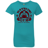 T-Shirts Tahiti Blue / YXS SAVED BY THE BARBELL Girls Premium T-Shirt