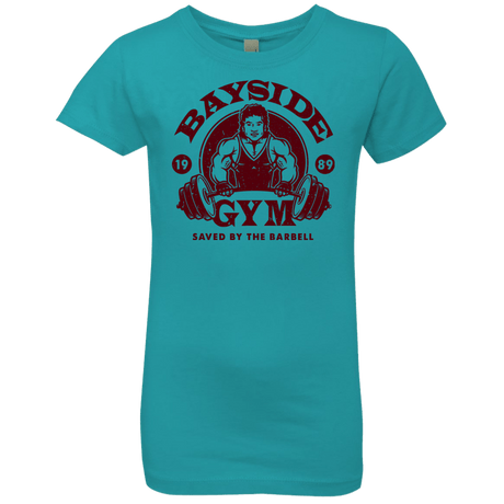 T-Shirts Tahiti Blue / YXS SAVED BY THE BARBELL Girls Premium T-Shirt