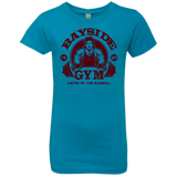 T-Shirts Turquoise / YXS SAVED BY THE BARBELL Girls Premium T-Shirt