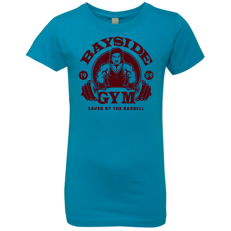 T-Shirts Turquoise / YXS SAVED BY THE BARBELL Girls Premium T-Shirt