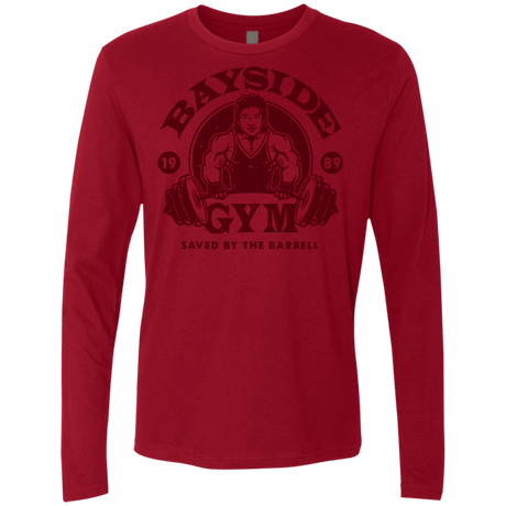 T-Shirts Cardinal / Small SAVED BY THE BARBELL Men's Premium Long Sleeve