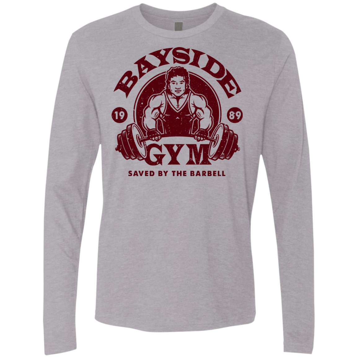 T-Shirts Heather Grey / Small SAVED BY THE BARBELL Men's Premium Long Sleeve