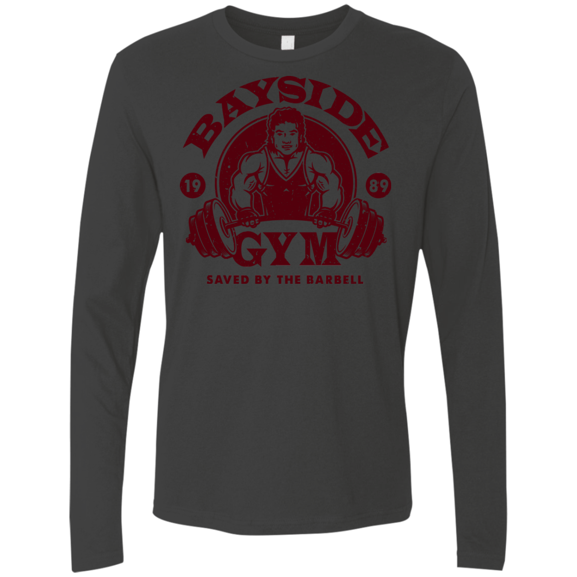 T-Shirts Heavy Metal / Small SAVED BY THE BARBELL Men's Premium Long Sleeve