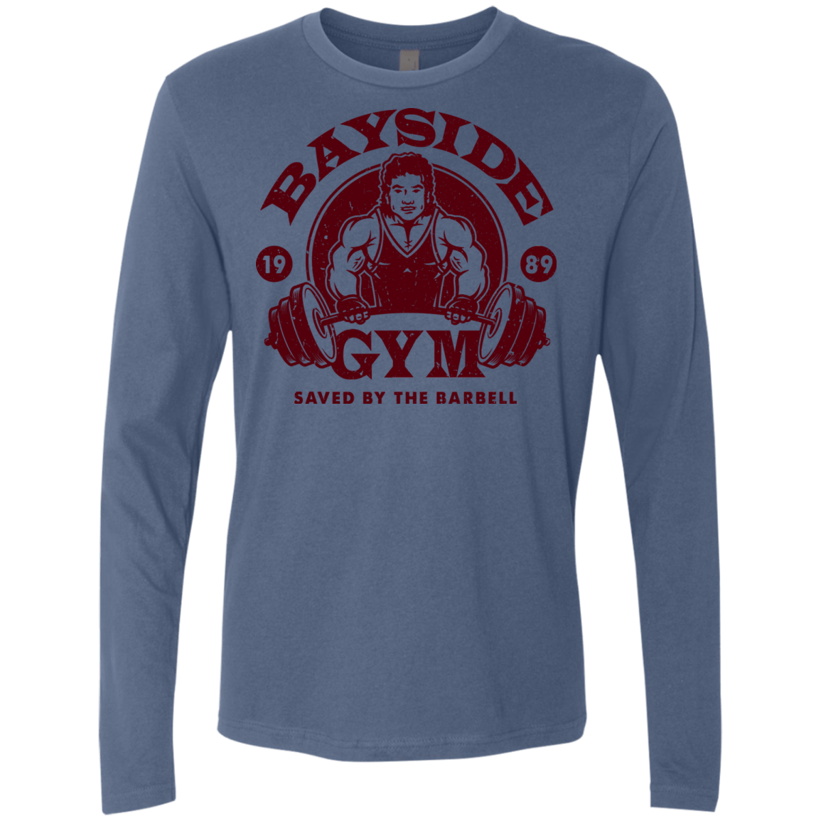 T-Shirts Indigo / Small SAVED BY THE BARBELL Men's Premium Long Sleeve