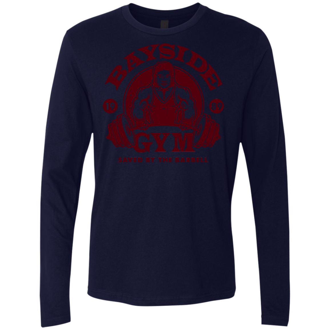 T-Shirts Midnight Navy / Small SAVED BY THE BARBELL Men's Premium Long Sleeve
