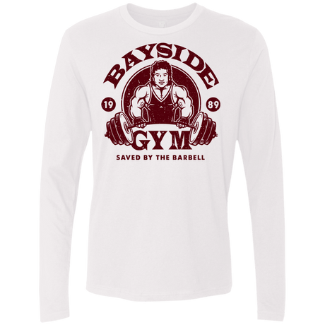 T-Shirts White / Small SAVED BY THE BARBELL Men's Premium Long Sleeve