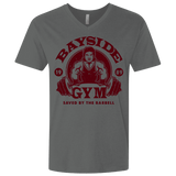 T-Shirts Heavy Metal / X-Small SAVED BY THE BARBELL Men's Premium V-Neck