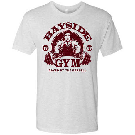 T-Shirts Heather White / Small SAVED BY THE BARBELL Men's Triblend T-Shirt