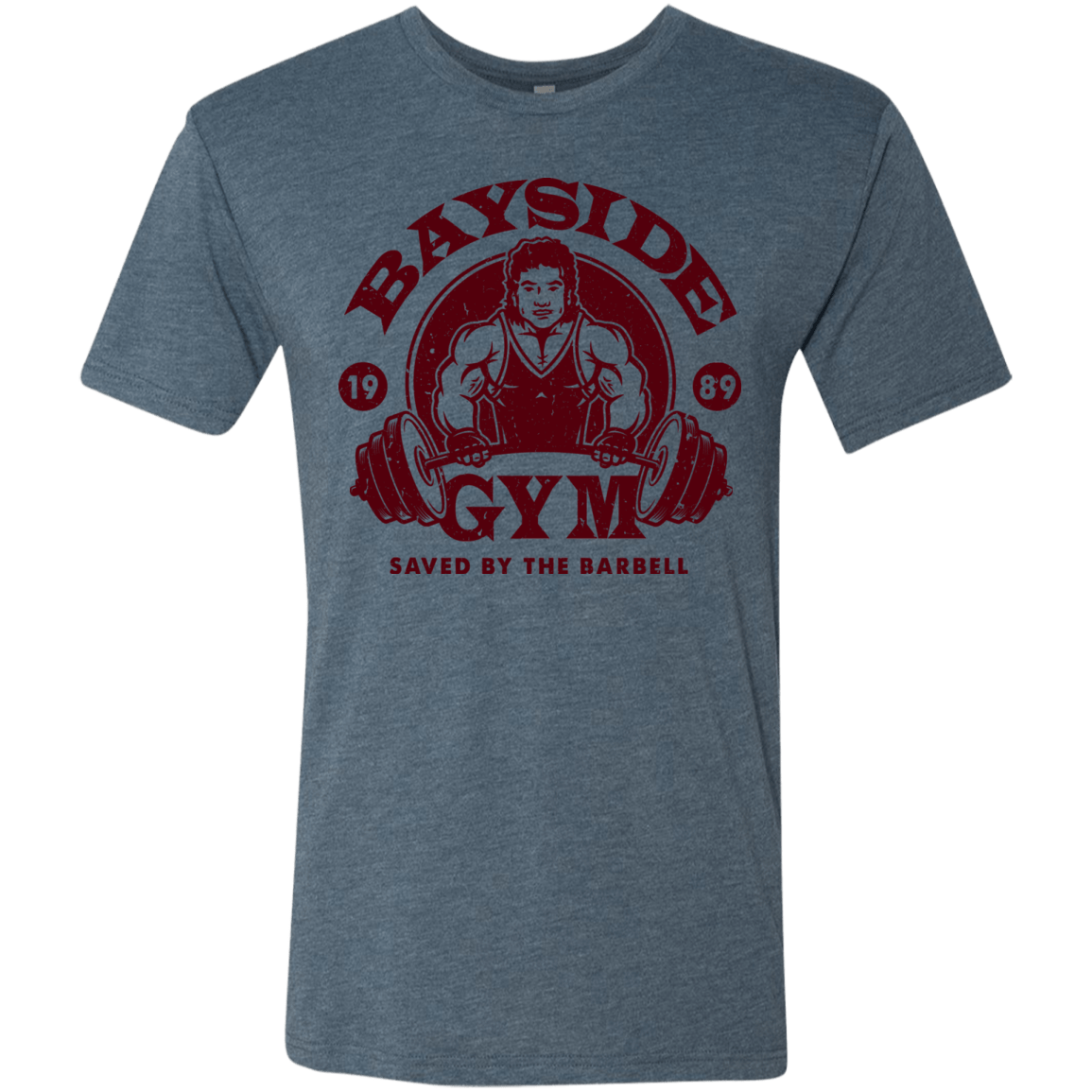 T-Shirts Indigo / Small SAVED BY THE BARBELL Men's Triblend T-Shirt