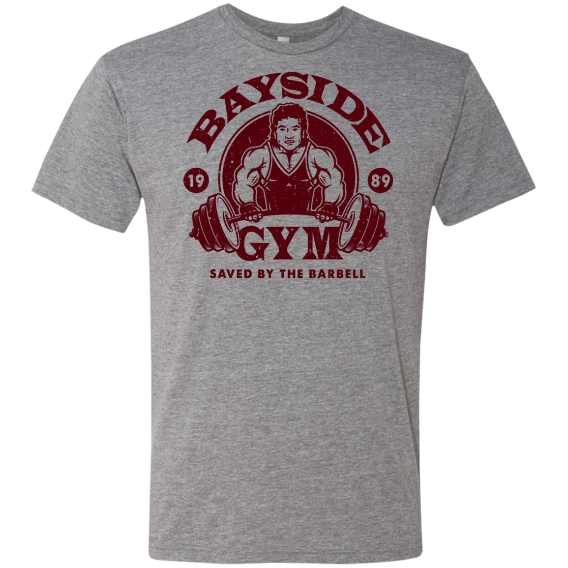 T-Shirts Premium Heather / Small SAVED BY THE BARBELL Men's Triblend T-Shirt