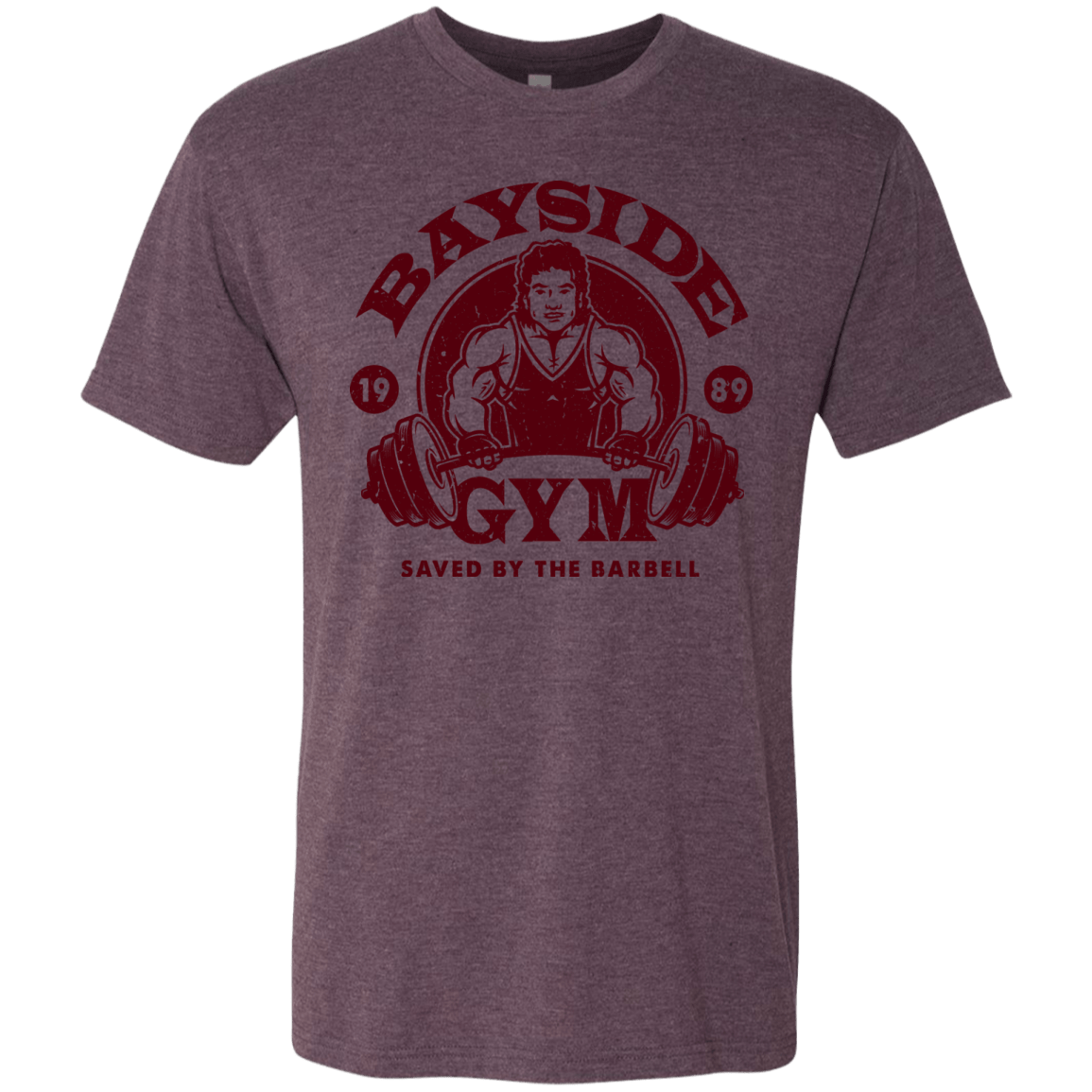 T-Shirts Vintage Purple / Small SAVED BY THE BARBELL Men's Triblend T-Shirt