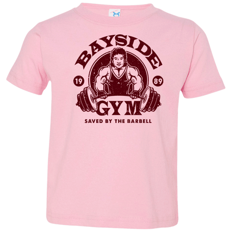 T-Shirts Pink / 2T SAVED BY THE BARBELL Toddler Premium T-Shirt