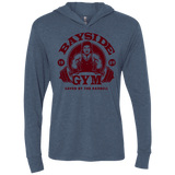 T-Shirts Indigo / X-Small SAVED BY THE BARBELL Triblend Long Sleeve Hoodie Tee