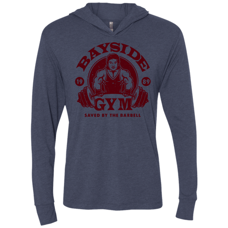 T-Shirts Vintage Navy / X-Small SAVED BY THE BARBELL Triblend Long Sleeve Hoodie Tee