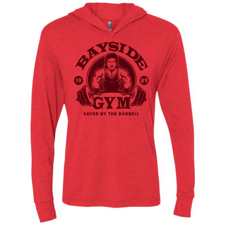 T-Shirts Vintage Red / X-Small SAVED BY THE BARBELL Triblend Long Sleeve Hoodie Tee