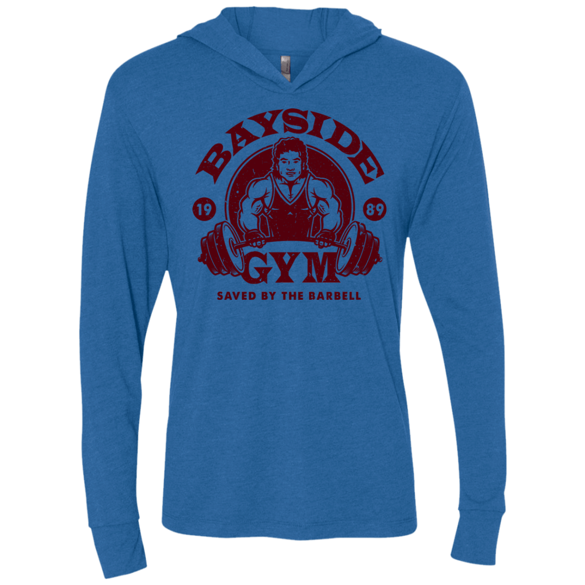 T-Shirts Vintage Royal / X-Small SAVED BY THE BARBELL Triblend Long Sleeve Hoodie Tee