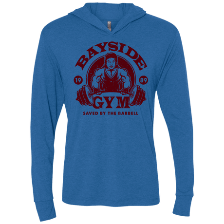 T-Shirts Vintage Royal / X-Small SAVED BY THE BARBELL Triblend Long Sleeve Hoodie Tee