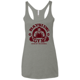 T-Shirts Venetian Grey / X-Small SAVED BY THE BARBELL Women's Triblend Racerback Tank