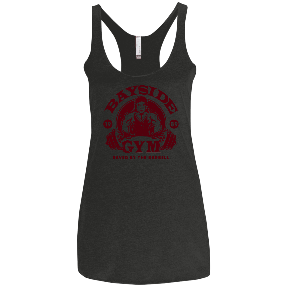 T-Shirts Vintage Black / X-Small SAVED BY THE BARBELL Women's Triblend Racerback Tank