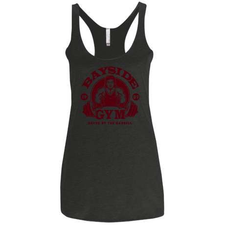 T-Shirts Vintage Black / X-Small SAVED BY THE BARBELL Women's Triblend Racerback Tank