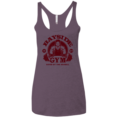 T-Shirts Vintage Purple / X-Small SAVED BY THE BARBELL Women's Triblend Racerback Tank