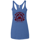 T-Shirts Vintage Royal / X-Small SAVED BY THE BARBELL Women's Triblend Racerback Tank