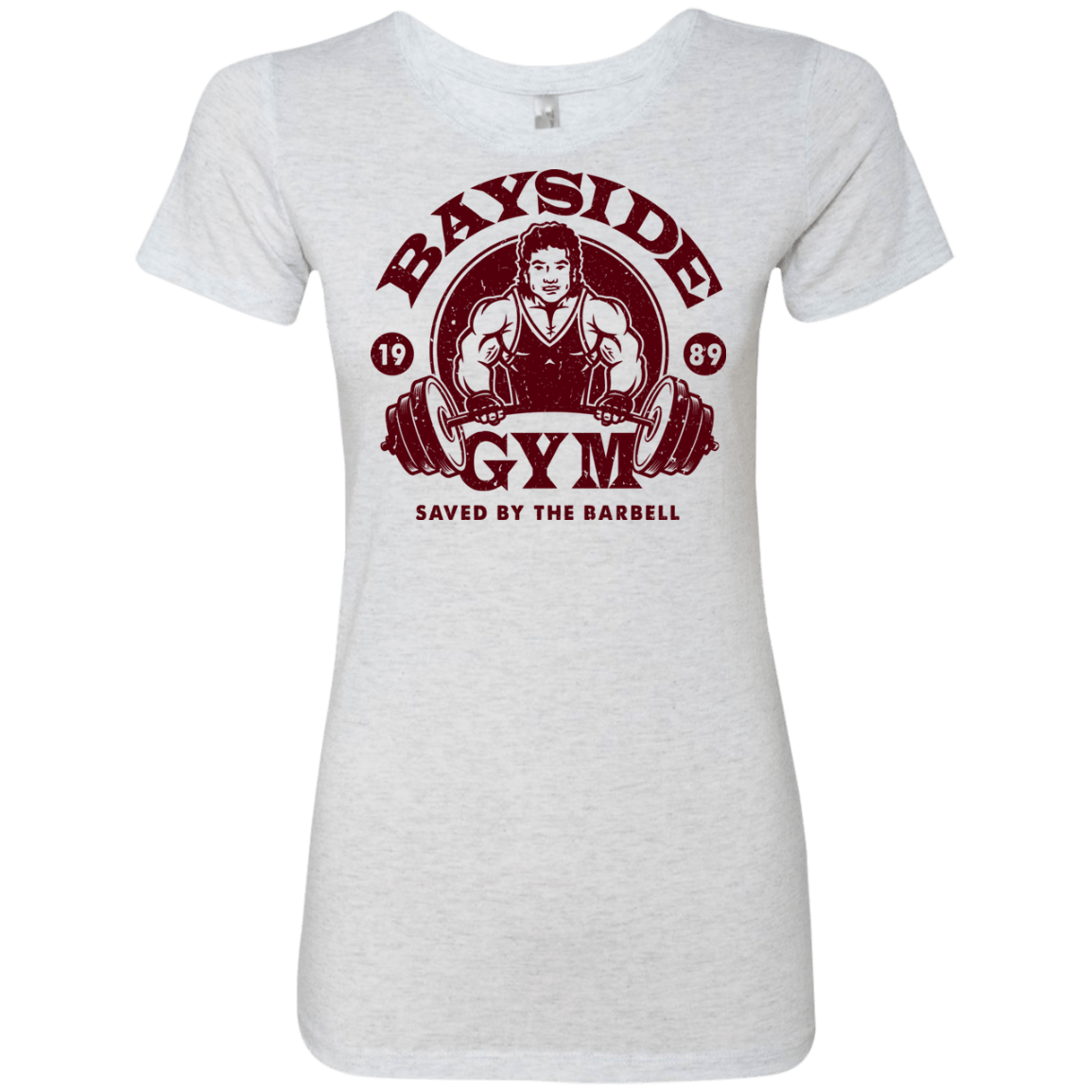 T-Shirts Heather White / Small SAVED BY THE BARBELL Women's Triblend T-Shirt