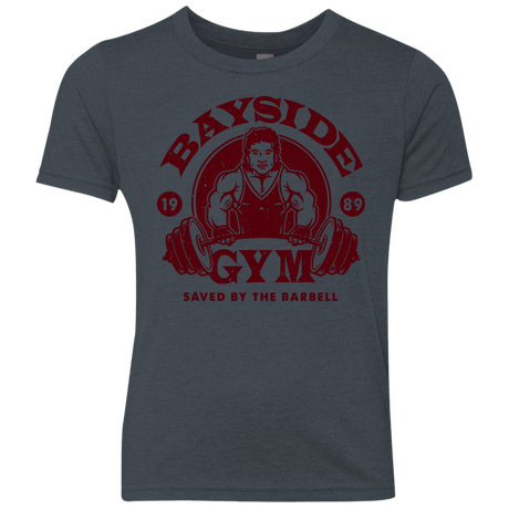 T-Shirts Vintage Navy / YXS SAVED BY THE BARBELL Youth Triblend T-Shirt