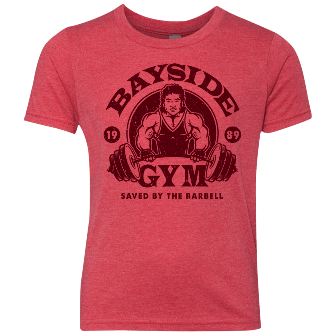 T-Shirts Vintage Red / YXS SAVED BY THE BARBELL Youth Triblend T-Shirt