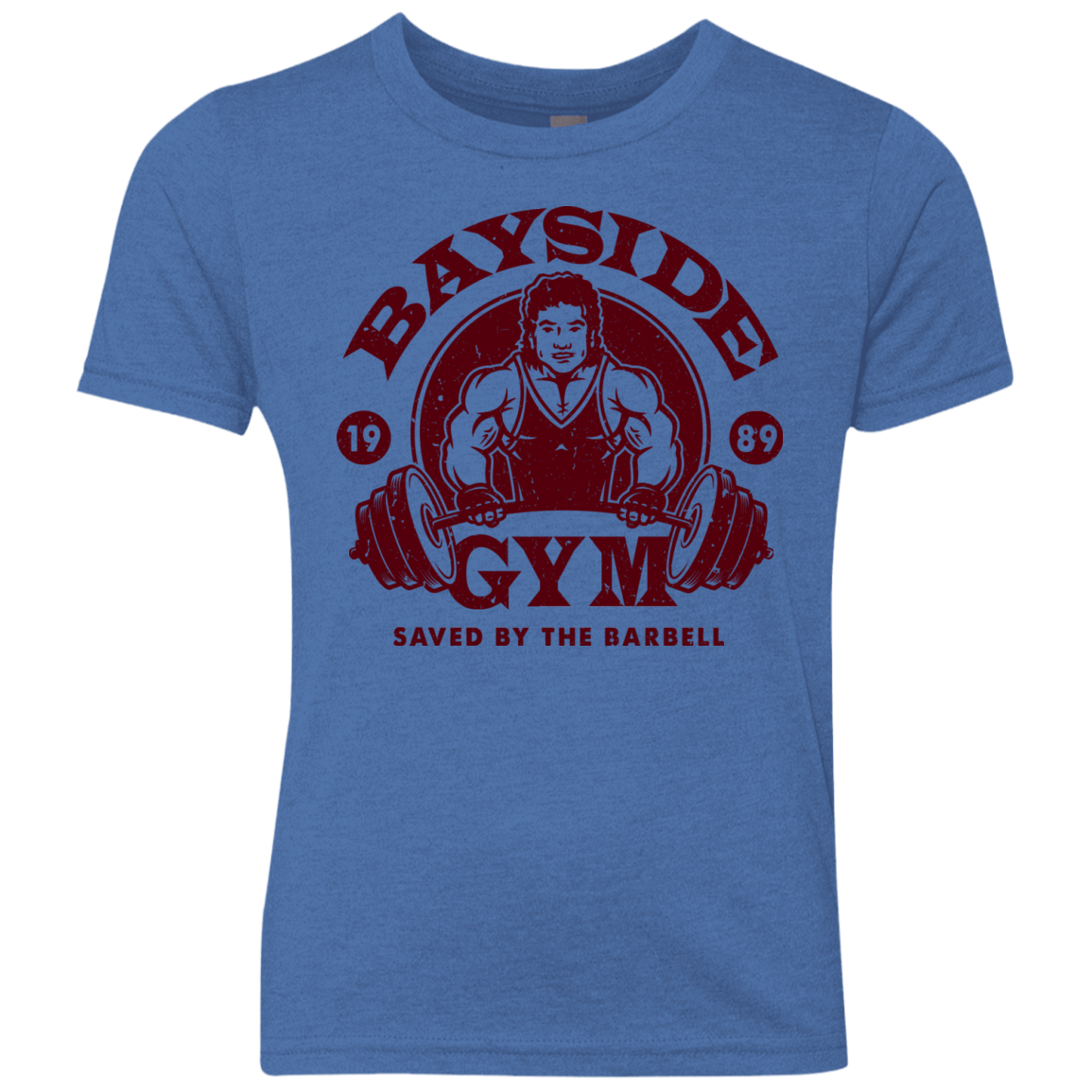 T-Shirts Vintage Royal / YXS SAVED BY THE BARBELL Youth Triblend T-Shirt