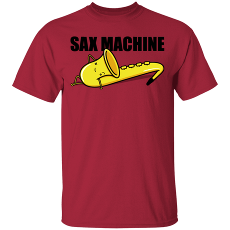 T-Shirts Cardinal / S Sax Machine T-Shirt