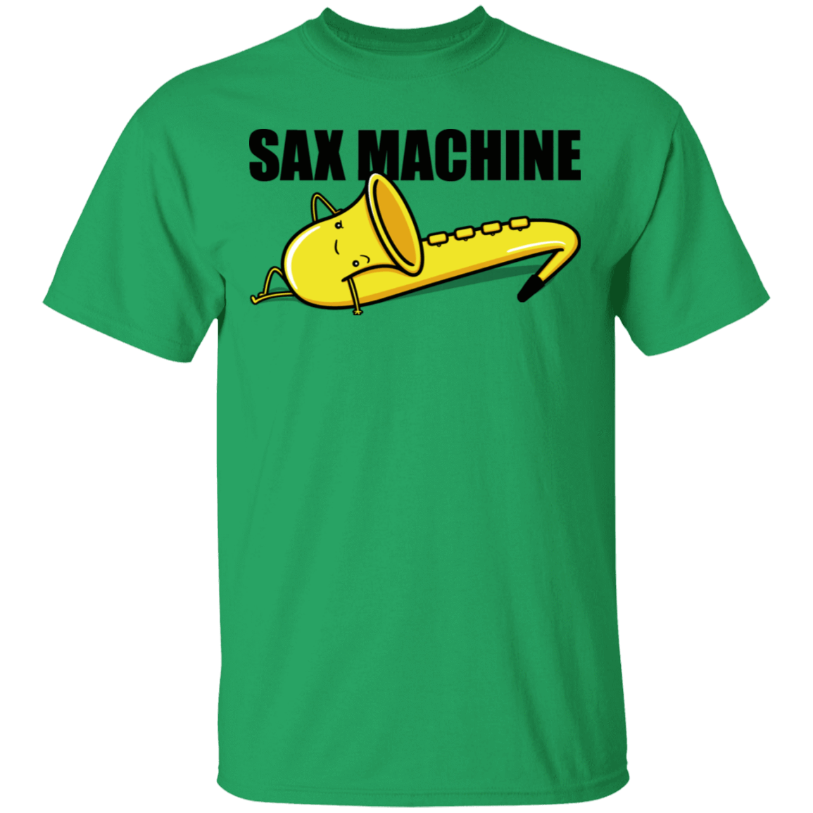 T-Shirts Irish Green / S Sax Machine T-Shirt